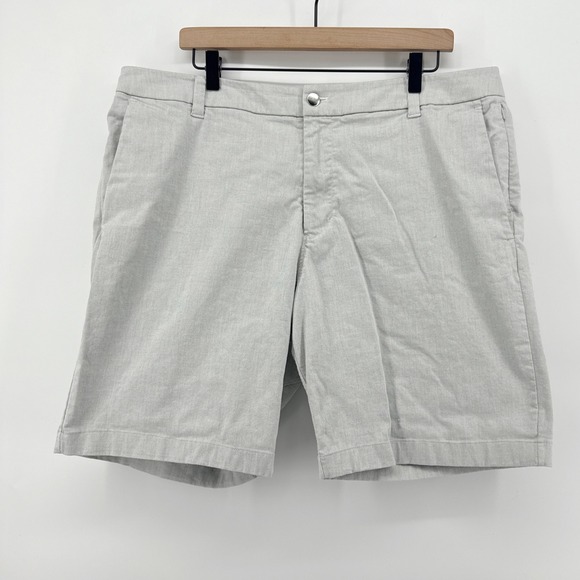 Lululemon Men's Commission Golf Shorts Gray Size 38 9" Inseam Lightweight Casual - Picture 1 of 10